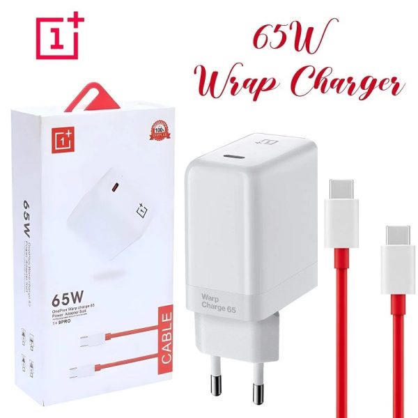 OnePlus 65W Warp Charger With Type-C Cable & Quick Charger
