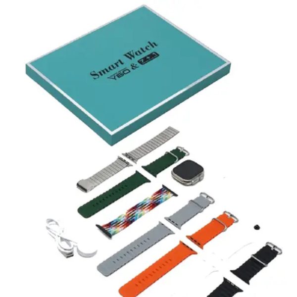 Y60 Ultra Smartwatch With 7 Strap